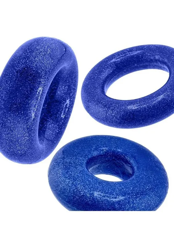 Oxballs Cockpack Multi Design Cockrings (3 Pack) – Blue Fire