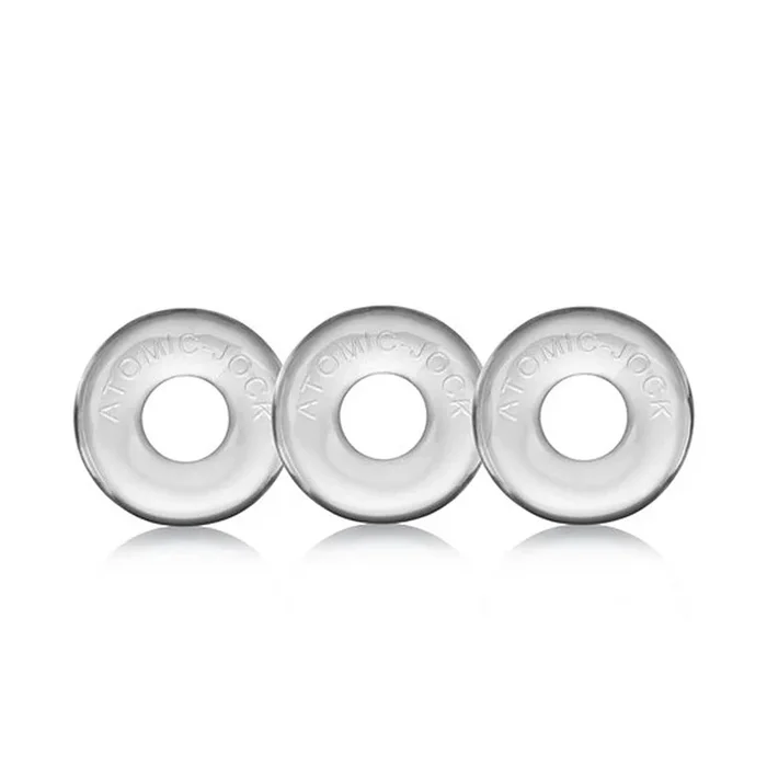 Oxballs Ringer Three Pack of Cock Rings – Clear