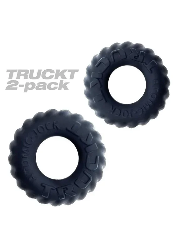 Oxballs Truckt Plus+ Silicone Cock Ring (2 Pack) – Night Edition