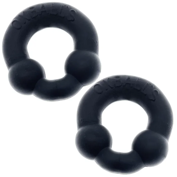 Oxballs Ultraballs Plus Silicone Cock Ring 2 Pack Special Edition Night
