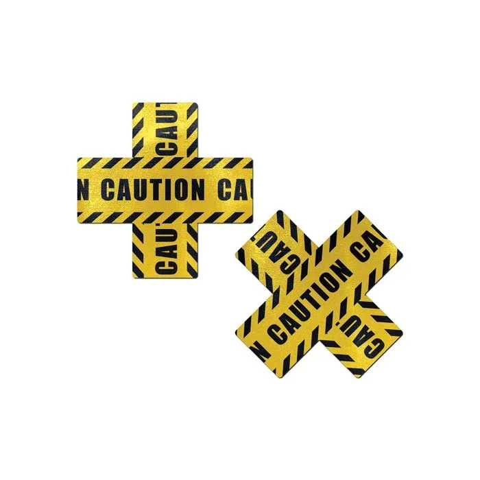 Pastease Caution Cross – Black/Yellow O/S