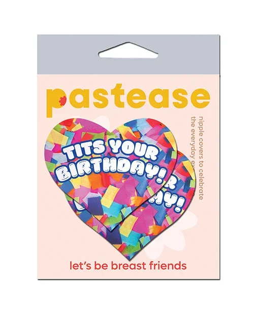 Pastease Tits Your Birthday! Heart – Multi-Color O/S