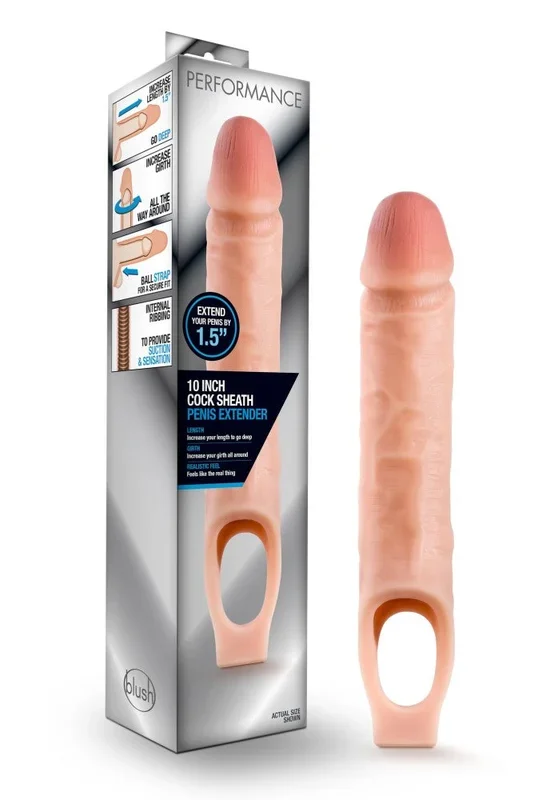 Performance By Blush® | 1.5-Inch Penis Extender – Realistic Design with Secure Fit Strap