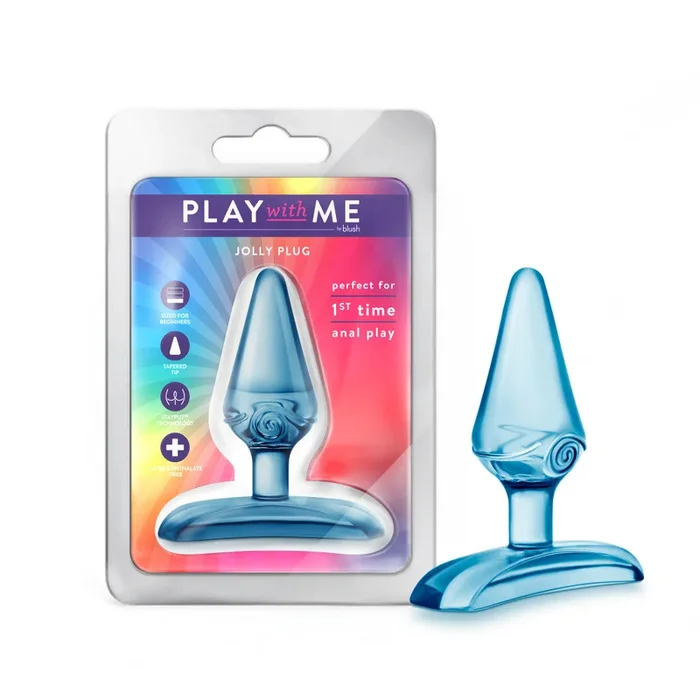 Play With Me By Blush® | Jolly Plug – Blue 2.75 Inch Anal Plug