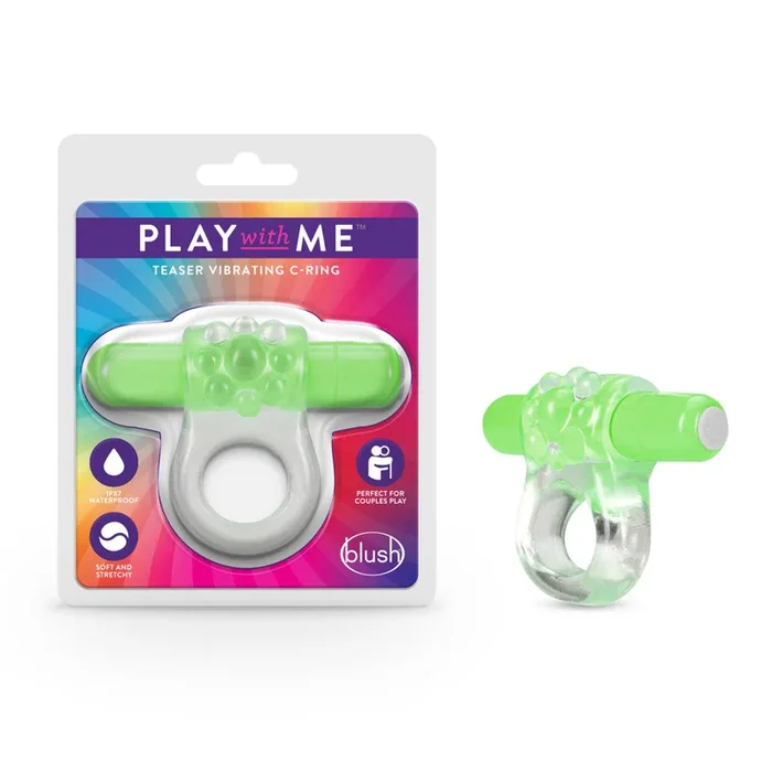 Play With Me By Blush® | Teaser: Green Vibrating Penis Ring