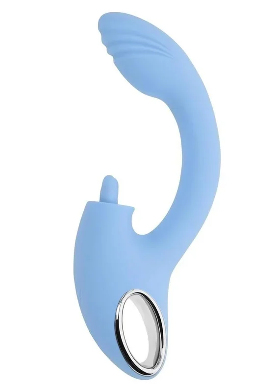 Playboy Sapphire Sky Rechargeable Silicone Dual Vibrator