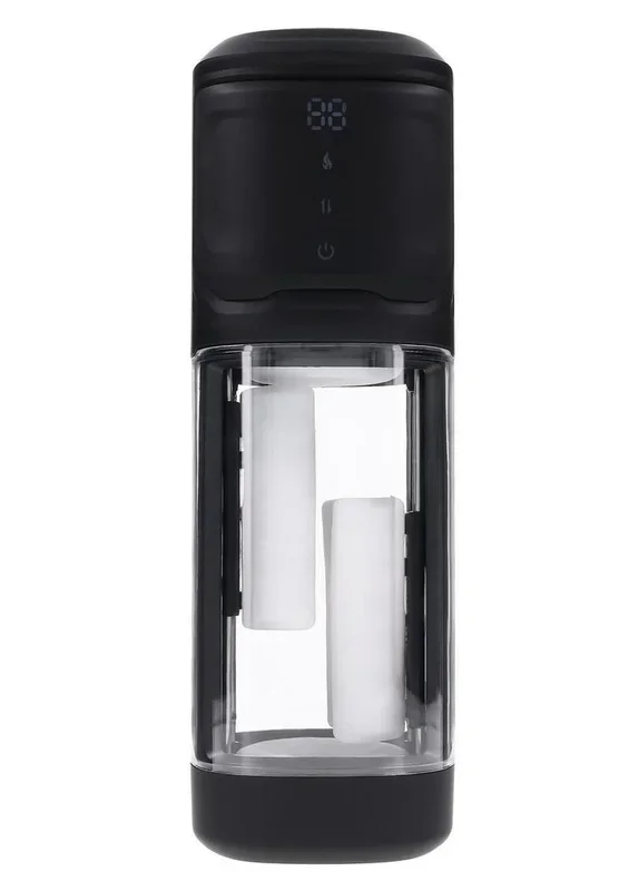 Playboy Side Piece Rechargeable Silicone Warming Sliding Stroker