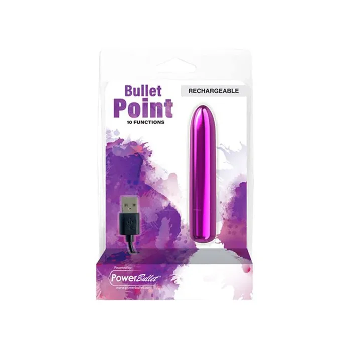 Power Bullet Point Rechargeable – Purple