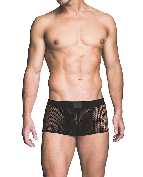 Prowler RED Fishnet Ass-less Trunk – Black MD