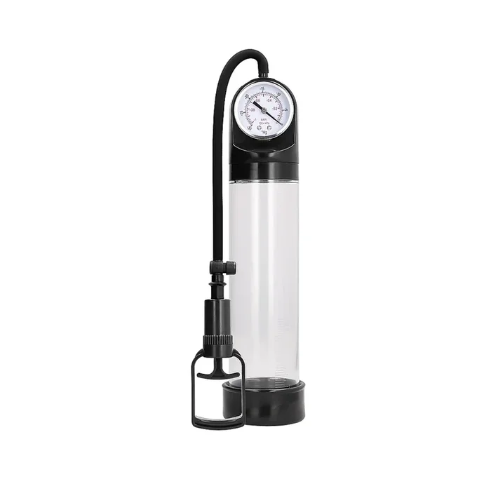 Pumped by Shots Comfort Manual Penis Pump with Advanced PSI Gauge