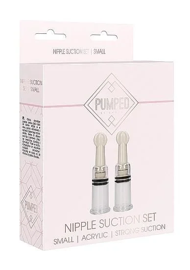 Pumped by Shots Nipple Suction Set Small – Transparent