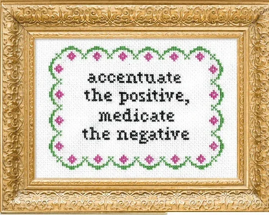 Punctuate the Positive – Cross Stitch