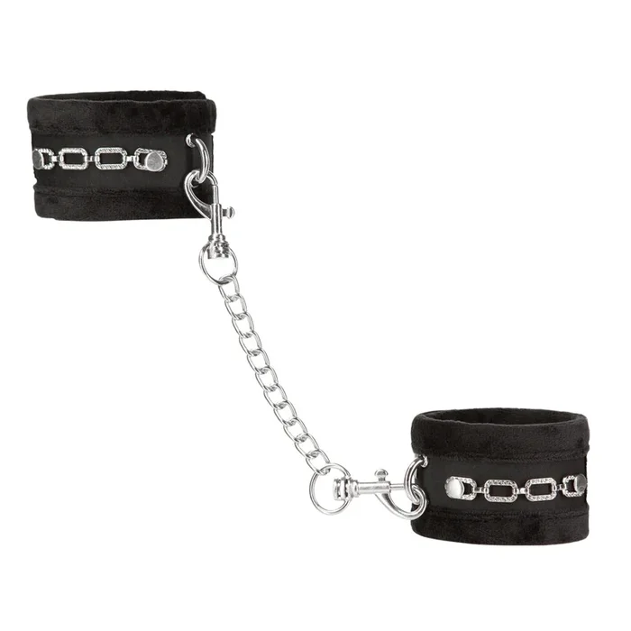 Punishment Crystal Detail Handcuffs – Black