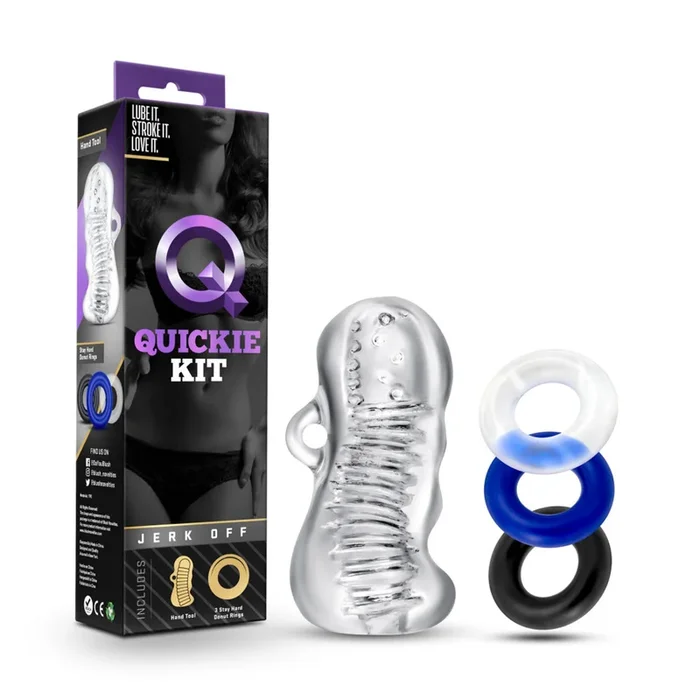 Quickie Kit Jerk Off – Clear