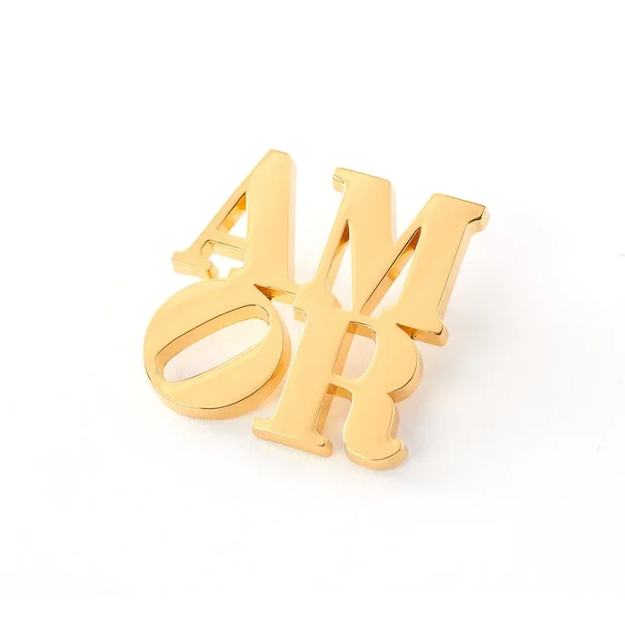 ROBERT INDIANA Amor Pin – Gold
