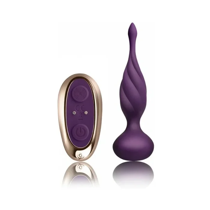 Rocks Off Petite Sensations Discover Plug w/Remote – Purple