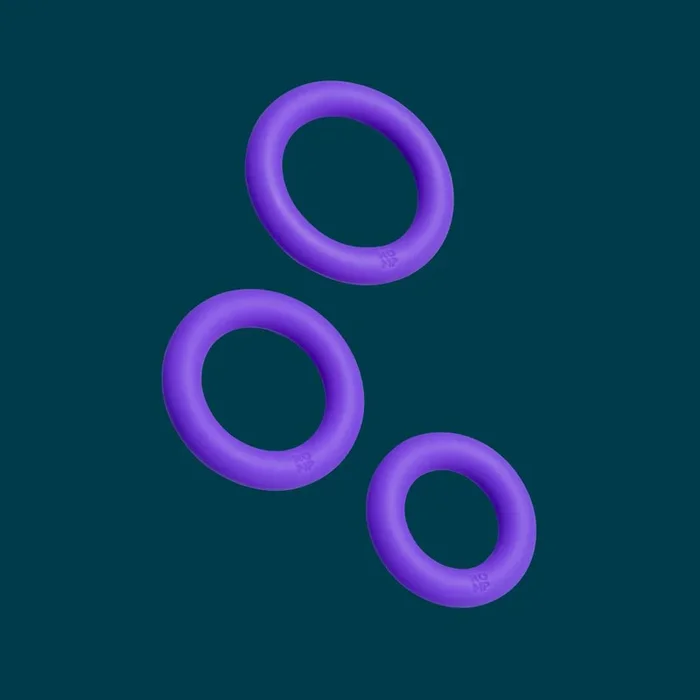 ROMP Remix Trio Penis Rings – Violet