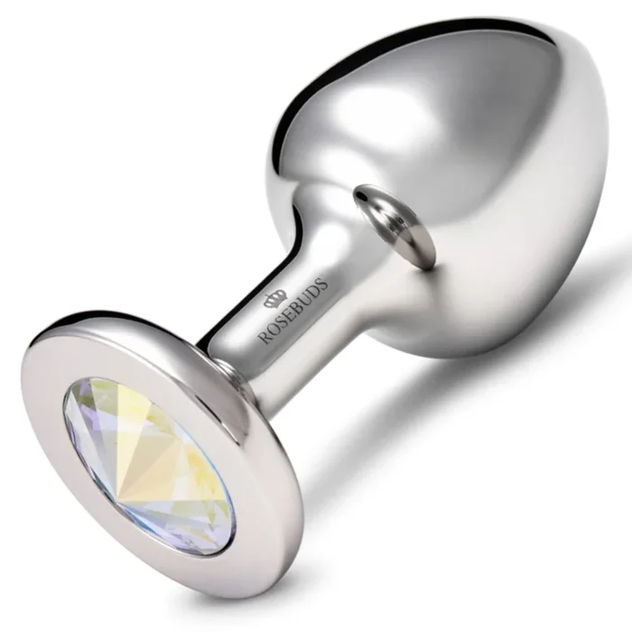 Rosebuds Stainless Steel Butt Plug Small – Aurora Borealis