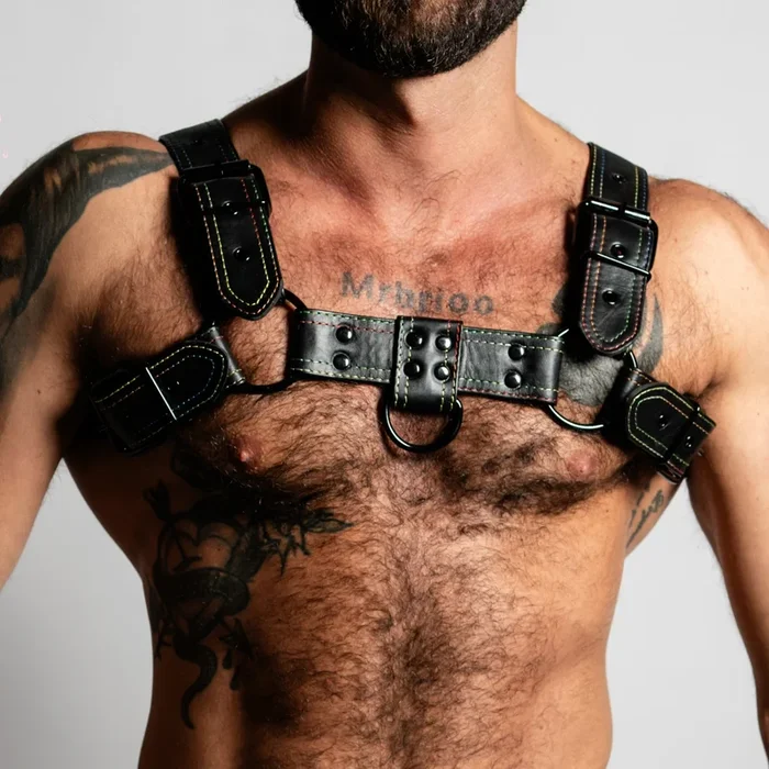 ruff GEAR Proud Leather Bulldog Harness
