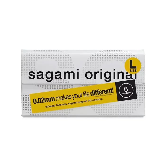 Sagami Original 0.02 PU Boastfully Condom – 6 Pack