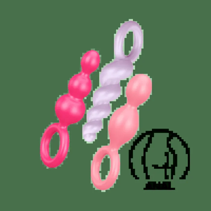 Satisfyer Booty Call Butt Plugs – 3 Pack, Colour