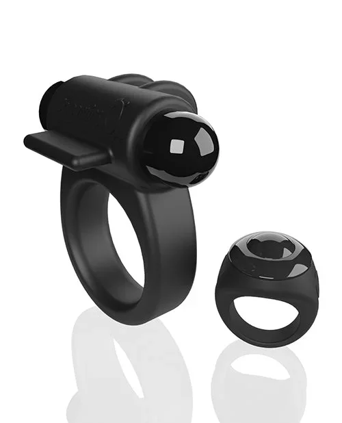 Screaming O Switch Remote Controlled Vibrating Ring – Black