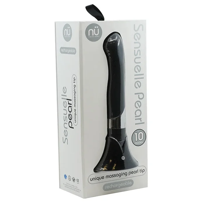Sensuelle Pearl Rechargeable Vibrator-Black