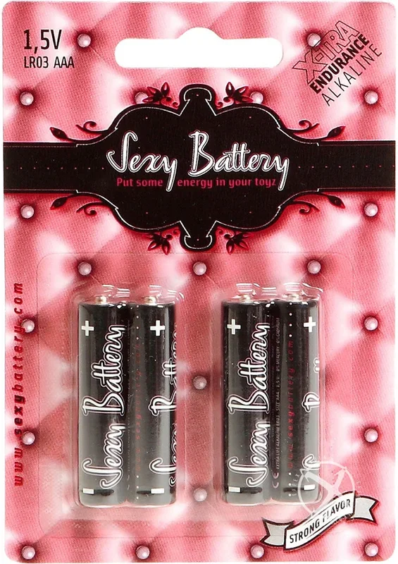 Sexy Battery Xtra Endurance Alkaline Batteries Lr03 AAA/ 1.5v