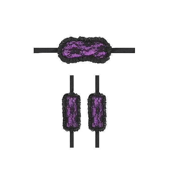 Shots Ouch! 2-Piece Introductory Bondage Kit #7 Purple