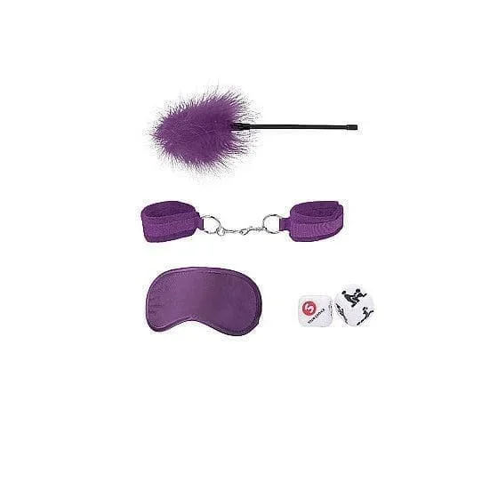 Shots Ouch! Kits Introductory 4 Piece Bondage Kit #2 Purple