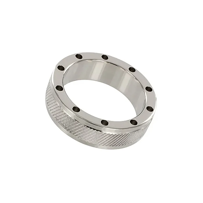 Shots Steel Cool & Knurl Cock Ring Silver 6.3cm