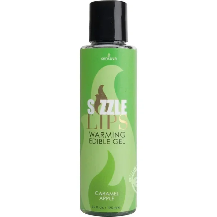 Sizzle Lips Warming Edible Gel Caramel Apple 4.2 oz
