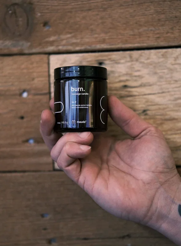 Skin-buffer Massage Candle by Maude #2 4 oz.
