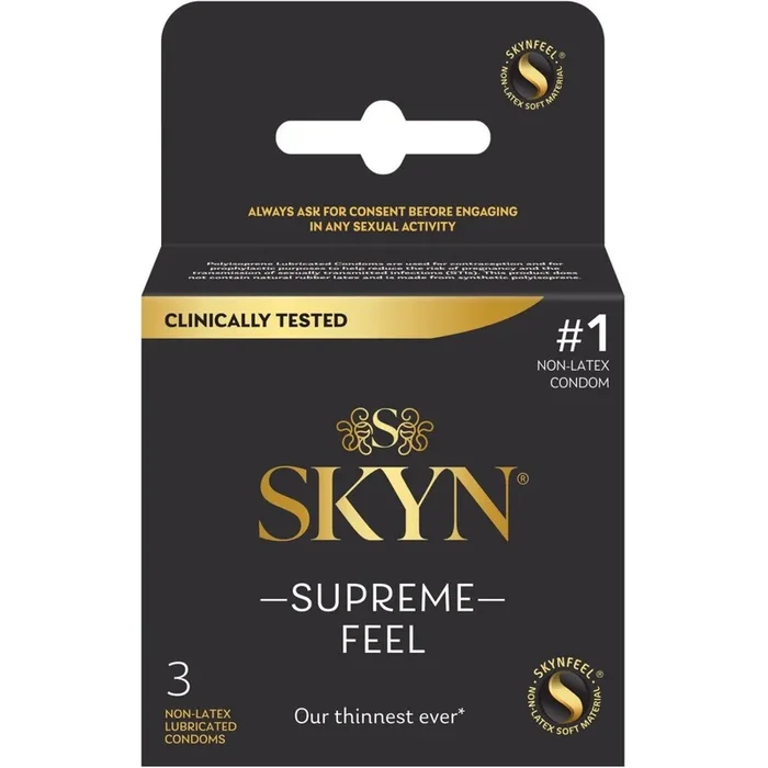 SKYN Supreme Feel Non-Latex Condom 3-Pack