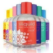 Sliquid Swirl Natural Water Based Flavored Lubricant 4.2 Ounce