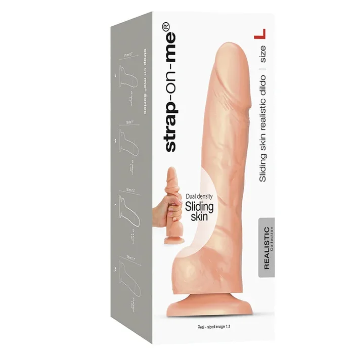 Strap On Me Slew Skin Realistic Dildo-Vanilla L