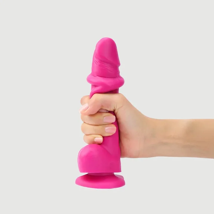 Strap-On-Me Sliding Skin Realistic Dildo Enceinte – Fuchsia- Strap On Suction Dildo