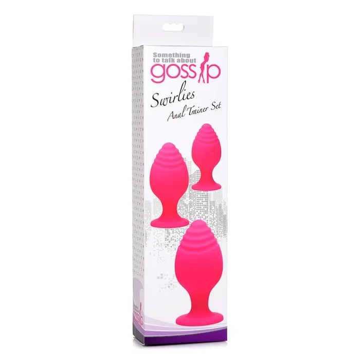 Swirlies Silicone Anal Trainer Set Magenta