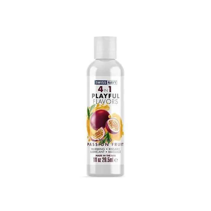 Swiss Navy 4 In 1 Multi Use Massage Gel & Lubricant Wild Passion Fruit