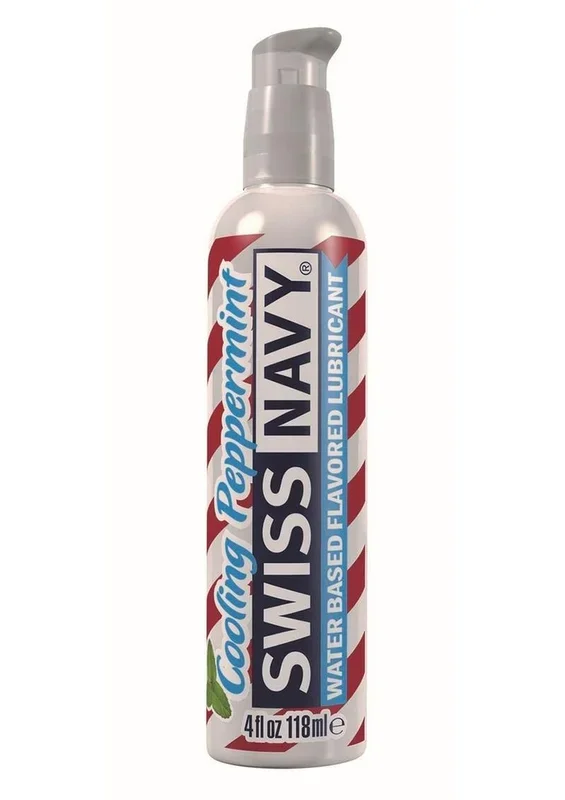 Swiss Navy Cooling Flavored Lubricant 4oz/118ml – Peppermint