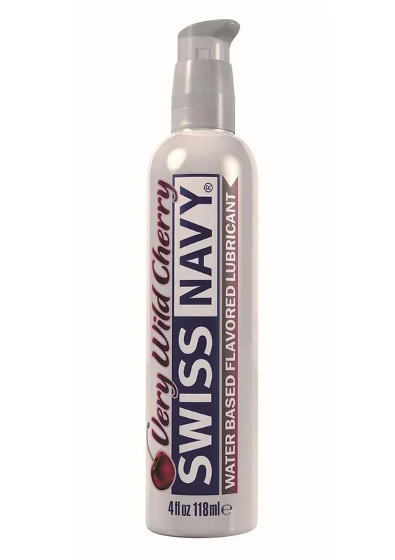 Swiss Navy Flavor Lubricant 4oz/118ml -Very Wild Cherry