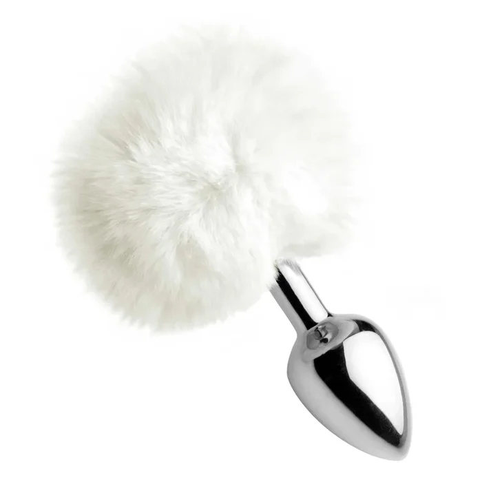 Tailz Fluffy Bunny Tail Anal Plug – White