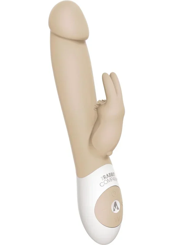 The Realistic Rabbit Rechargeable Silicone Triple Vibrator