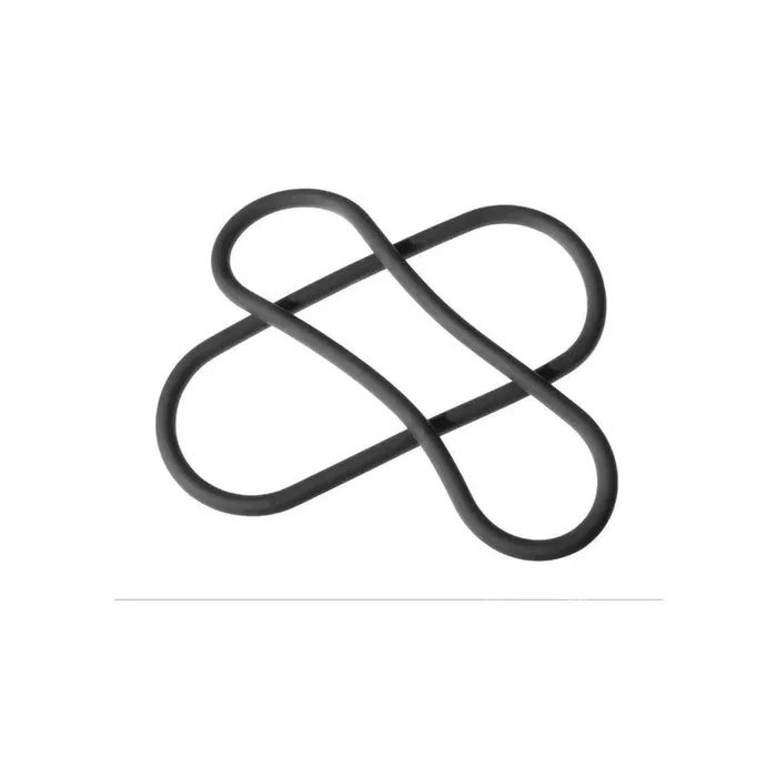 The Xplay Silicone Thin Wrap Penis Ring 12in (2 Pack)