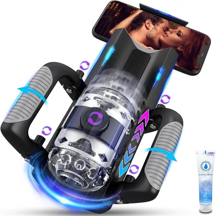 THRUST PRO GIGI (500 Times/Min Electric Piston) – Cum Coaxing Automatic Masturbator with Phone Stand & Foldable Handle (<55 dB)