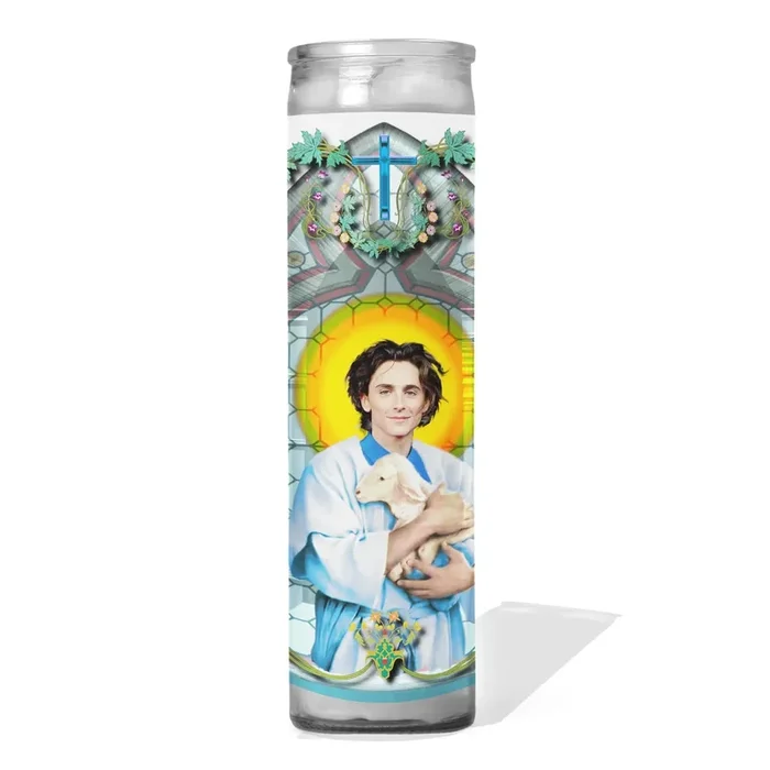 Timothee Chalamet Celebrity Prayer Candle