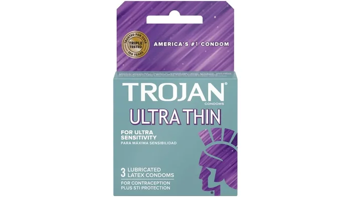 Trojan Condoms Sensitivity Ultra Thin – 3 pk