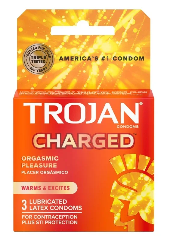Trojan Deepen Charged Orgasmic Pleasure Condoms