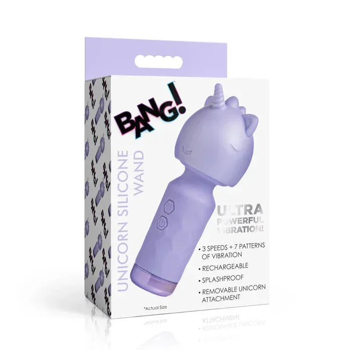 Unicorn Silicone Wand – Lavender