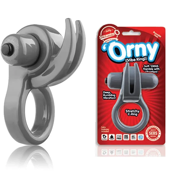 Uproarious O Orny Vibe Ring Grey